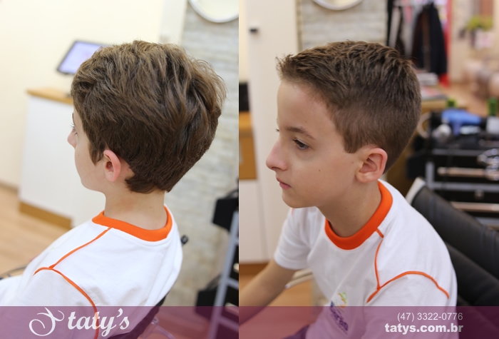 corte social infantil masculino